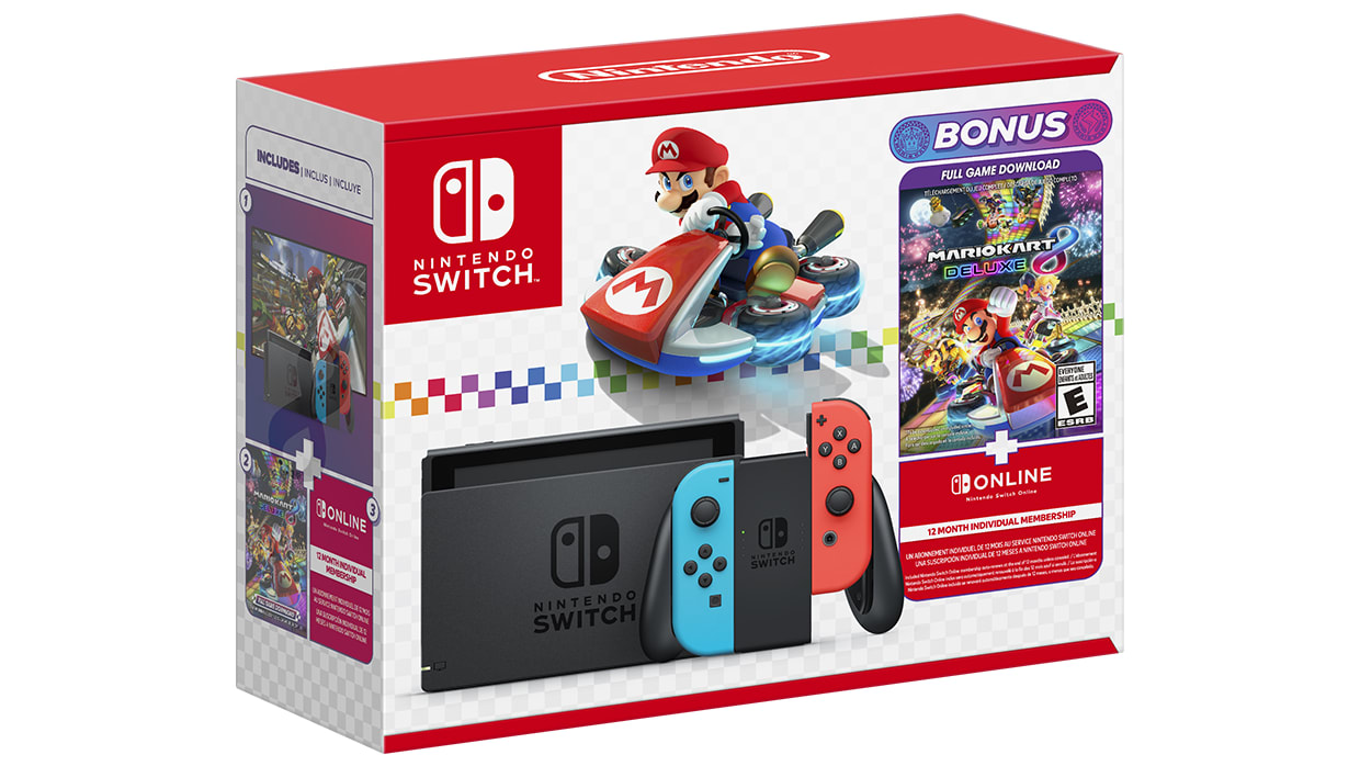 Nintendo switch and mario kart hotsell